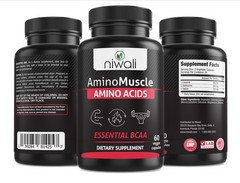 Amino Muscle – Muscle Builder Dietary Supplement 60 Capsules . Free Shipping