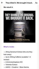 Vintag3D Ultimate Pre-Workout Matrix W/Geranium By Vintage Muscle💪🏛️🧪💥🍧