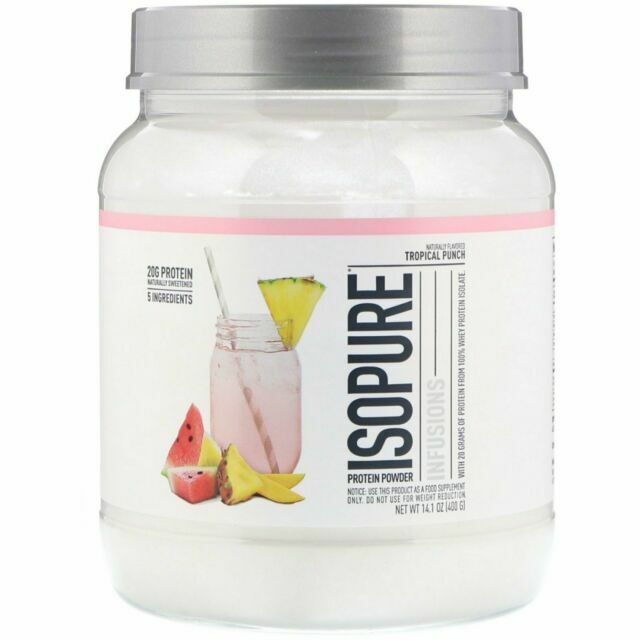 Isopure Infusions Whey Protein Powder 400g – Tropical Punch