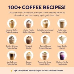 Caramel Protein Iced Coffee – Premium Whey Protein & Instant Iced Coffees – 100%