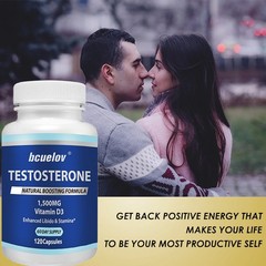 Boost Energy Support Male Enhancement Increase Endurance Muscle Mass 120 Capsule