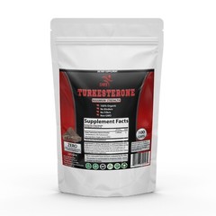 TURKESTERONE 1200mg AKA Ajuga Turkestanica Standardized to 10% 100 Caps By SMS