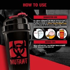 Mutant Mass Extreme Gainer – Whey Protein Powder – Build Muscle Size and Strengt