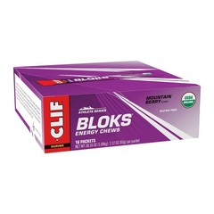 New CLIF Bloks Energy Chews Mountain Berry 18 Bars x 60g