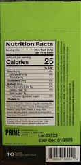 Prime Hydration + Sticks Lemon Lime 72 Sticks Total Lot of 12 check BB date!