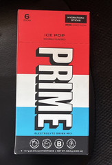 PRIME Hydration+ Electrolyte Powder Sticks Ice Pop Zero Added Sugar 6 Sticks