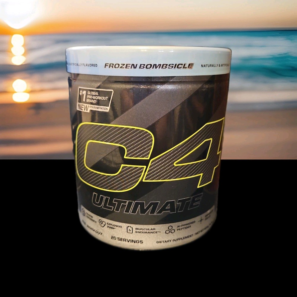 C4-ULTIMATE-PRE WORKOUT-FROZEN BOMBSICLE-20 SERVINGS-NEW/SEALED