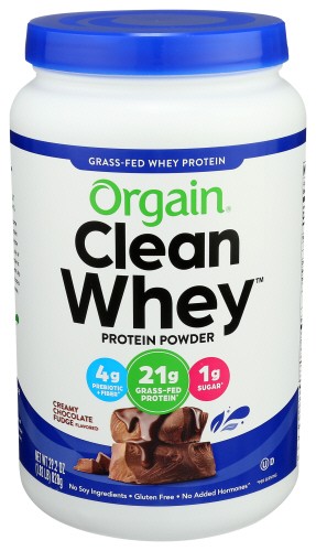 Orgain Whey Protein Powder Chocolate Organic 29.2 oz Pack of 1