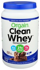 Orgain Whey Protein Powder Chocolate Organic 29.2 oz Pack of 1