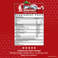 MORPH X5 Intense Pre Workout- Fully Loaded for Performance- Cherry Frost 20 Ser
