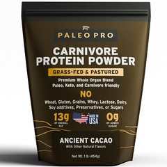 Carnivore Complete Keto Protein Powder – Ancient Cacao, Cage-Free & Grass-Fed