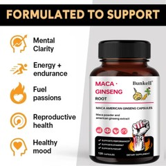 Maca Ginseng Root – Supports Mental Clarity, Energy + Endurance, Healthy Mood