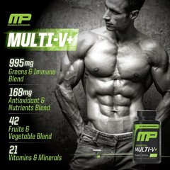 Muscle Pharm Essentials Multi-V+, The Athlete’s 90 Count (Pack of 1)