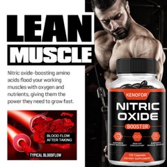 Nitric Oxide Booster L-Arginine, L-Taurine 60/120 Caps Sexual Health Support