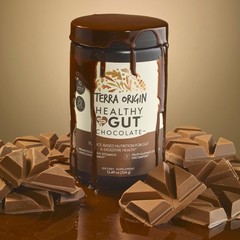 Healthy Gut Chocolate | 30-Servings with L-Glutamine, Zinc, Glucosamine, Slip…
