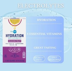 2-Pack Passion Fruit Hydration with Electrolytes Refreshing & Replenishing