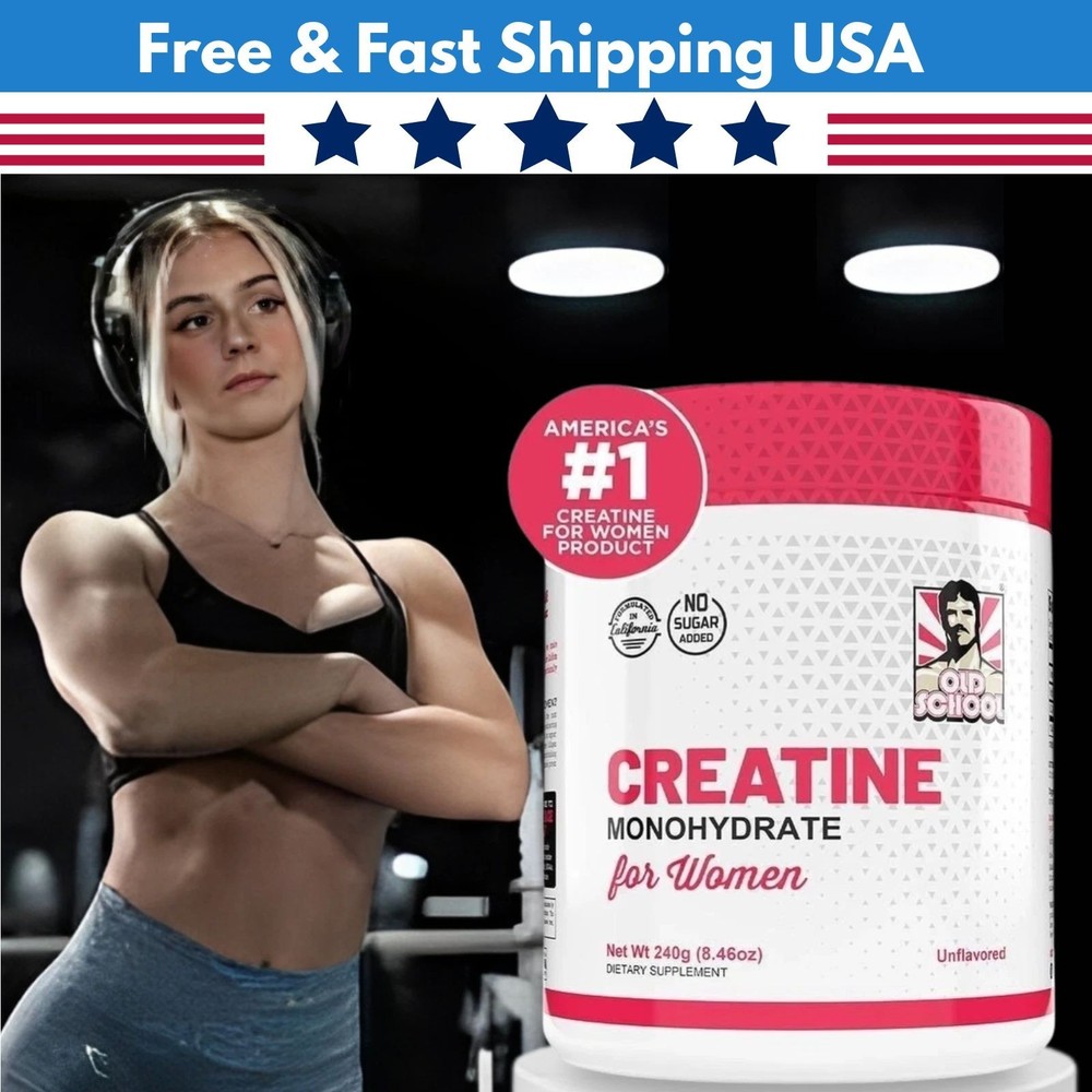 Creatine 5000mg Monohydrate suitable for Women 2g Collagen & 1g BCAA – 240g (2 P