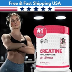 Creatine 5000mg Monohydrate suitable for Women 2g Collagen & 1g BCAA – 240g (2 P