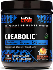 GNC AMP Creabolic – Creatine Monohydrate Powder – High-Potency 5G Creatine with