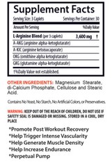 reduce muscle soreness – NITRIC OXIDE 3600MG – boost exercise performance 2B