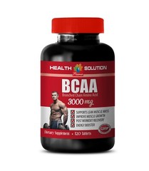 increase muscle size – BCAA 3000mg 1 Bottle – energy supplement 120 Tablets