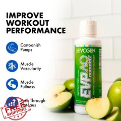 Evogen EVP AQ Liquid Glycerol Pre Workout Sour Apple 16 fl oz