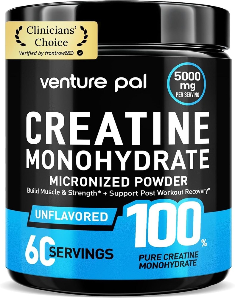 100% Pure Micronized Creatine Monohydrate Powder – & Unflavored, 13.4oz