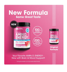 Optimum Nutrition Essential Amino Energy Hydration Plus Focus Powder, Watermelon
