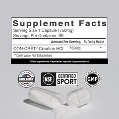Creatine HCl Capsules | Muscle, Cognitive, Cellular Energy Support | No…