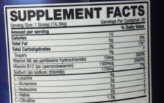 Bodybuilding.com Platinum Series AMINO RECOVERY Blue Raspberry – Exp 10/2024