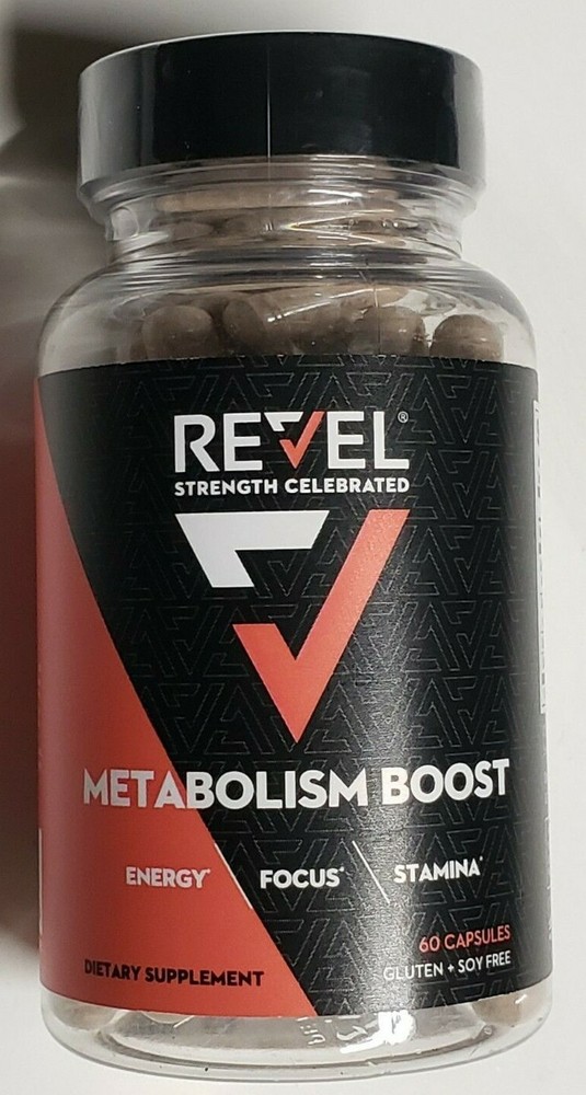 REVEL – Metabolism Boost – Energy / Focus / Stamina – 60 Capsules – Exp 4/2025