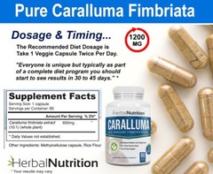 Best Caralluma Weight Loss Supplement 1000mg 10:1 Fat Burner 180 Caps 2 Pack!