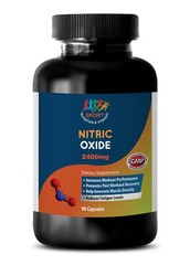 energy booster – NITRIC OXIDE 2400mg – muscle grows promoter 1 Bottle 60 Caps