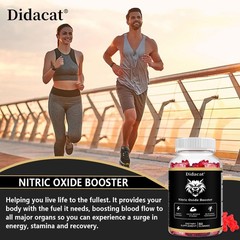 Maca root 100mg,Ashwagandha 100mg 60 gummies | Nitric oxide booster | Strength
