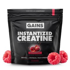 Gains in Bulk Instantized Creatine Monohydrate for Women and Men, Soluble Pre…