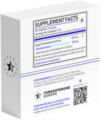 3 Pack (600mg) – Turkesterone+™ 20% Complex with Hydroxypropyl-β-Cyclodextrin