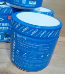 6 PACK: BIOSTEEL BLUE RASPBERRY HYDRATION MIX 20 SERVINGS NSF ELECTROLYTES 5oz