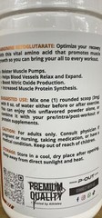 P-Out Performance Series L-Arginine 3000mg – 134 Servings, Made in USA NEW