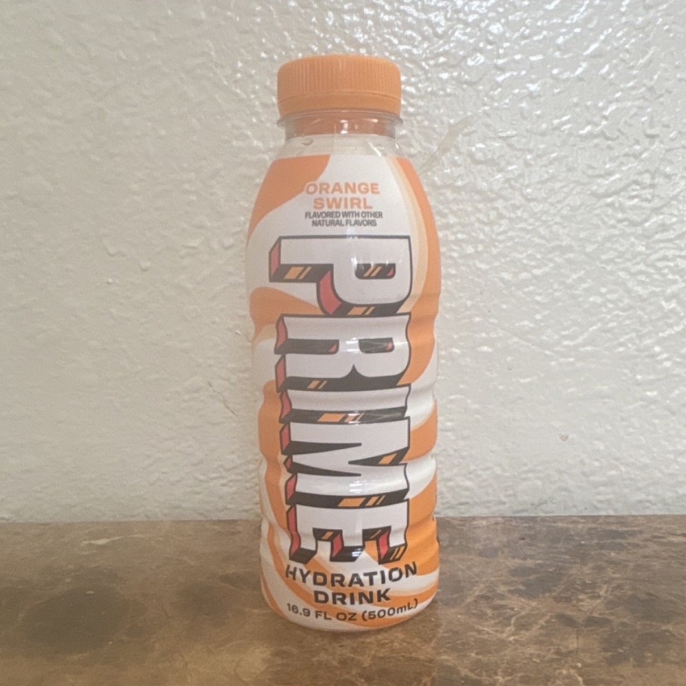 Prime Hydration Drink Orange Swirl Electrolytes 16.9 fl oz (500 mL)
