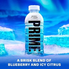 PRIME Hydration BERRY FREEZE 16.9 Fl Oz, 12 Pack