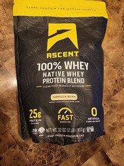 Syntrax Nectar Fruit Punch (2lb) And Ascent Vanilla (2lb) Native Whey Protien.