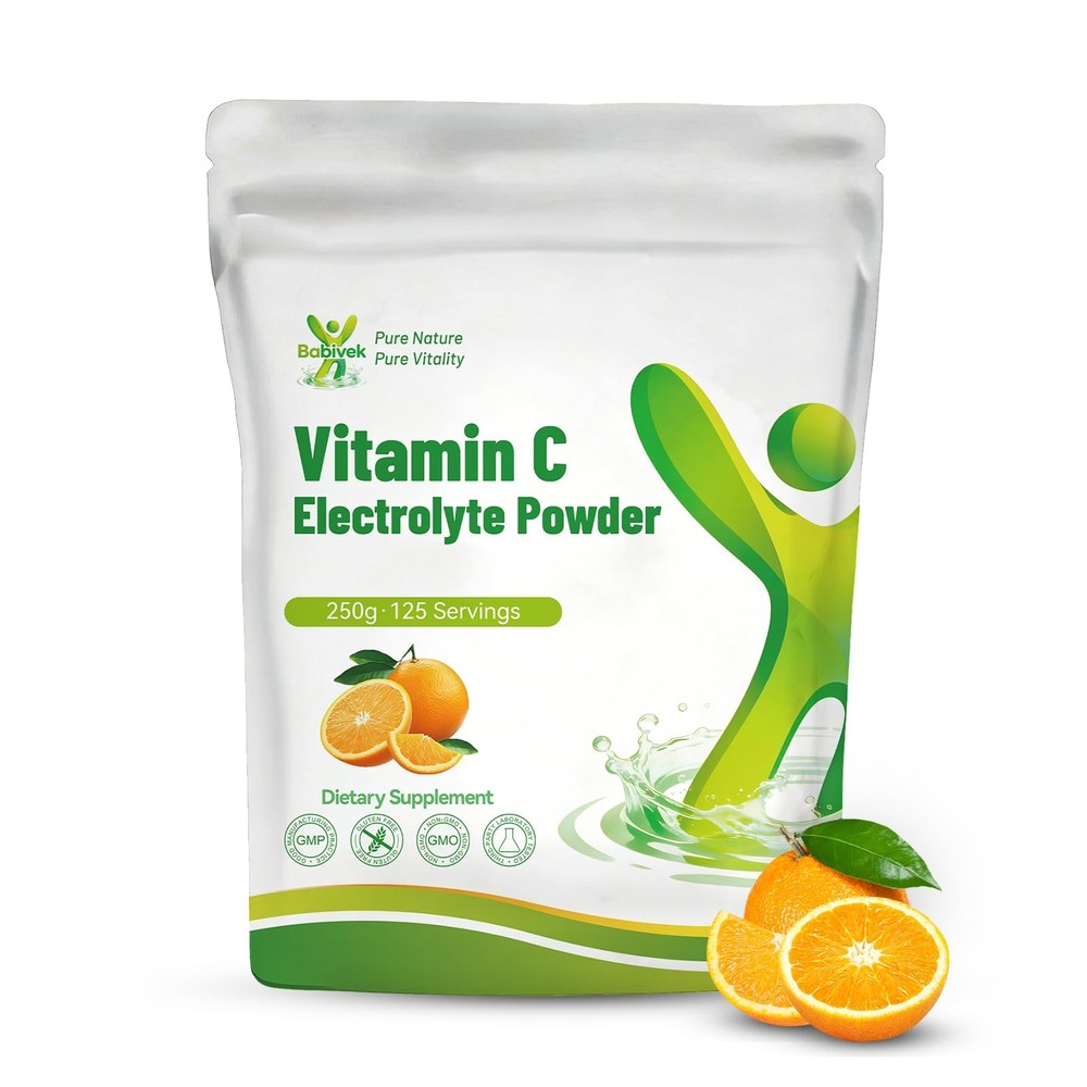 Electrolyte Powder Vitamin C 1000mg Support 8.8 Ounce (Pack of 1)
