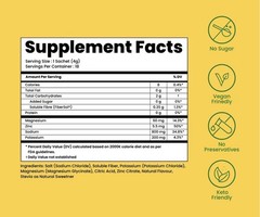Electrolytes Mix – Hydration Boost, No Sugar, Blue Raspberry, 18 Sticks