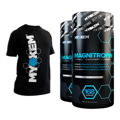 2x Magnitropin Muscle Mass Accelerator & Testosterone Booster + FREE SHIRT
