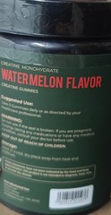 Creatine Monohydrate Gummies MADE IN USA, Certified by USA Lab, Sour Watermelon