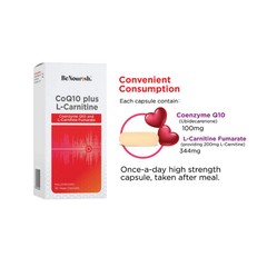 BENOURISH CoQ10 Coenzyme & L-Carnitine Fumarate (30s)