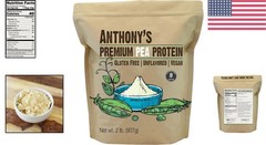 Plant-Based 2 lb Unflavored Pea Protein – Ideal for Smoothies & Baked Goods