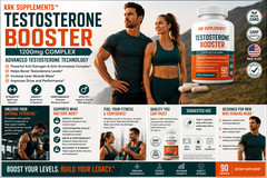 1 Testosterone Booster Tribulus Terrestris Chrysin Low Test Boost Natural