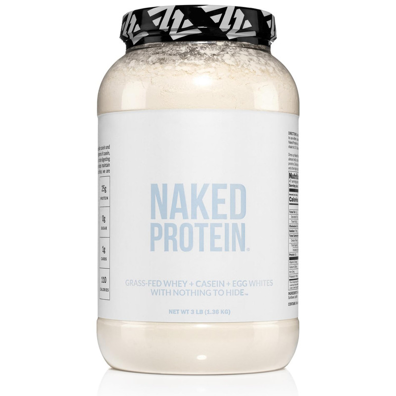 Naked Protein Powder Blend – Whey Casein And Egg Protein Only 4 Ingredients
