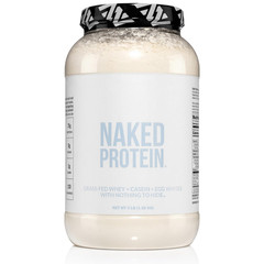 Naked Protein Powder Blend – Whey Casein And Egg Protein Only 4 Ingredients